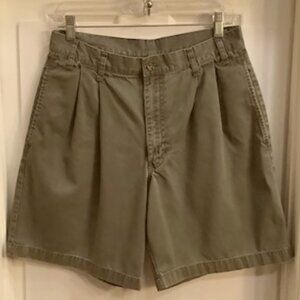 High Sierra Men's Shorts-Army Green-Size W32-100% Cotton
